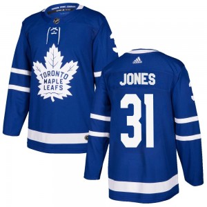 Adidas Martin Jones Toronto Maple Leafs Youth Authentic Home Jersey - Blue