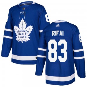 Adidas Marshall Rifai Toronto Maple Leafs Youth Authentic Home Jersey - Blue