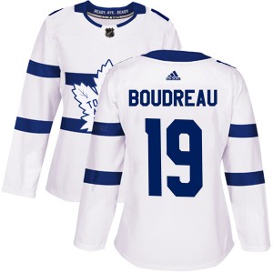Adidas Bruce Boudreau Toronto Maple Leafs Women's Authentic 2018 Stadium Series Jersey - White