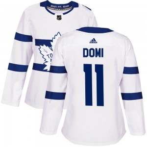 Adidas Max Domi Toronto Maple Leafs Women's Authentic 2018 Stadium Series Jersey - White