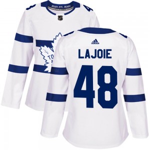 Adidas Maxime Lajoie Toronto Maple Leafs Women's Authentic 2018 Stadium Series Jersey - White