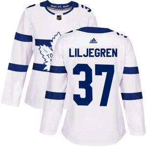Adidas Timothy Liljegren Toronto Maple Leafs Women's Authentic 2018 Stadium Series Jersey - White
