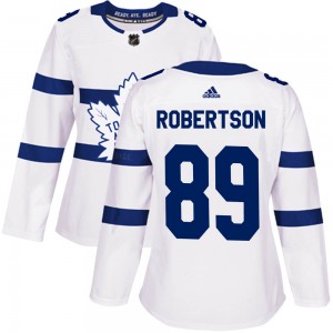 Adidas Nicholas Robertson Toronto Maple Leafs Women's Authentic 2018 Stadium Series Jersey - White