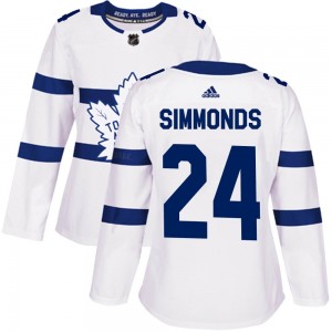 Adidas Wayne Simmonds Toronto Maple Leafs Women's Authentic 2018 Stadium Series Jersey - White