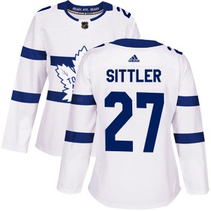 Adidas Darryl Sittler Toronto Maple Leafs Women's Authentic 2018 Stadium Series Jersey - White