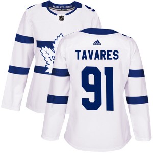 Adidas John Tavares Toronto Maple Leafs Women's Authentic 2018 Stadium Series Jersey - White