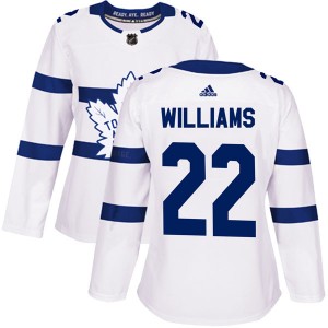 Adidas Tiger Williams Toronto Maple Leafs Women's Authentic 2018 Stadium Series Jersey - White