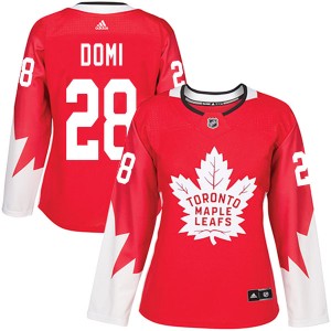 Adidas Tie Domi Toronto Maple Leafs Women's Authentic Alternate Jersey - Red