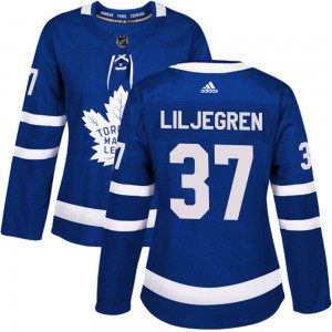 Adidas Timothy Liljegren Toronto Maple Leafs Women's Authentic Home Jersey - Blue
