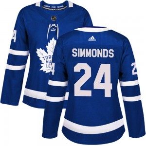 Adidas Wayne Simmonds Toronto Maple Leafs Women's Authentic Home Jersey - Blue