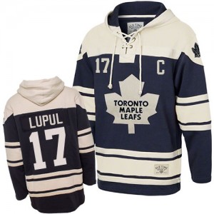 Youth Old Time Hockey Toronto Maple Leafs Wendel Clark Authentic Royal Blue Sawyer Hooded Sweatshirt