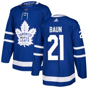Adidas Bobby Baun Toronto Maple Leafs Men's Authentic Jersey - Blue