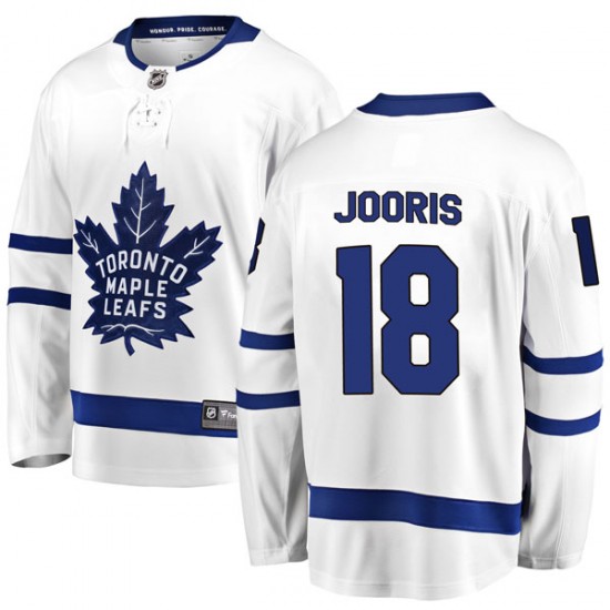 Fanatics Branded Josh Jooris Toronto Maple Leafs Youth Breakaway Away Jersey - White