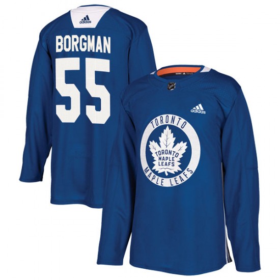 Adidas Andreas Borgman Toronto Maple Leafs Men's Authentic Practice Jersey - Royal