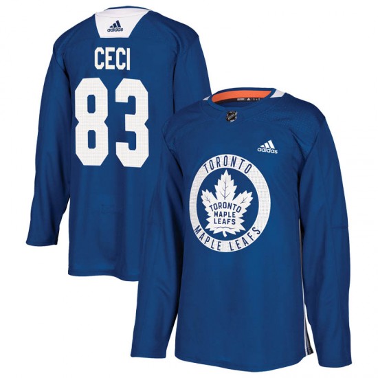 Adidas Cody Ceci Toronto Maple Leafs Men's Authentic Practice Jersey - Royal