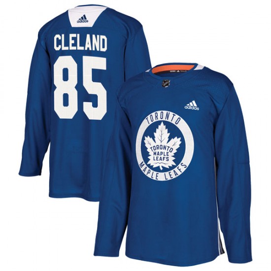 Adidas Matias Cleland Toronto Maple Leafs Men's Authentic Practice Jersey - Royal
