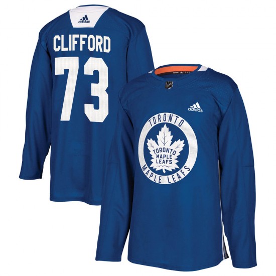 Adidas Kyle Clifford Toronto Maple Leafs Men's Authentic Practice Jersey - Royal