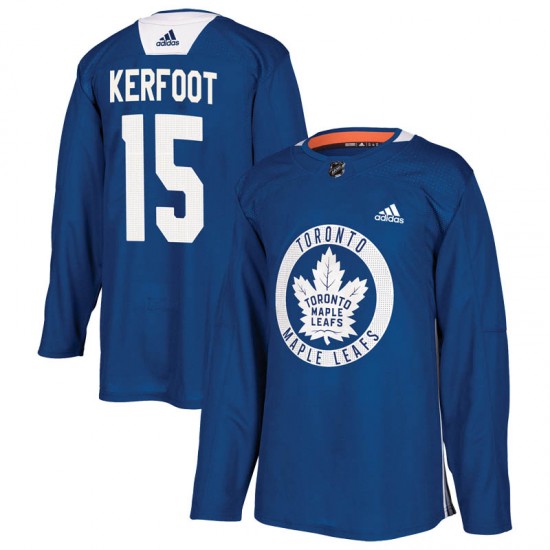 Adidas Alexander Kerfoot Toronto Maple Leafs Men's Authentic Practice Jersey - Royal