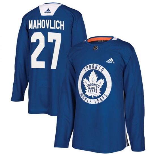 Adidas Frank Mahovlich Toronto Maple Leafs Men's Authentic Practice Jersey - Royal