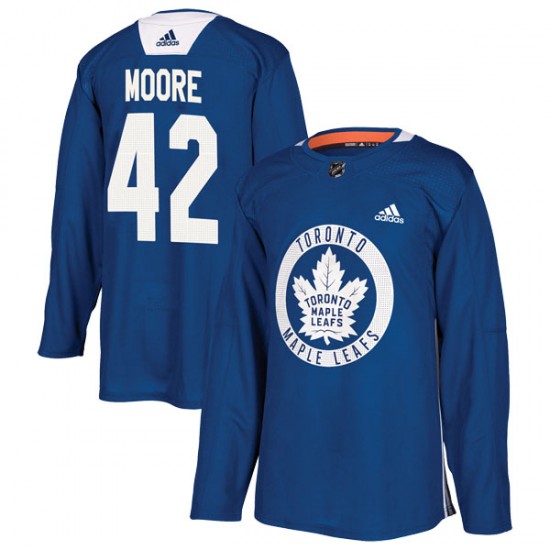 Adidas Trevor Moore Toronto Maple Leafs Men's Authentic Practice Jersey - Royal
