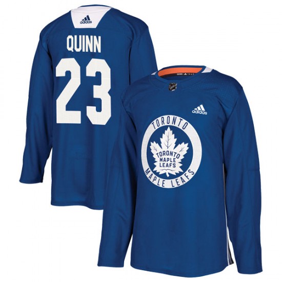 Adidas Pat Quinn Toronto Maple Leafs Men's Authentic Practice Jersey - Royal