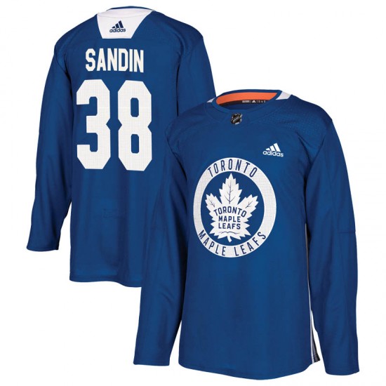 Adidas Rasmus Sandin Toronto Maple Leafs Men's Authentic Practice Jersey - Royal