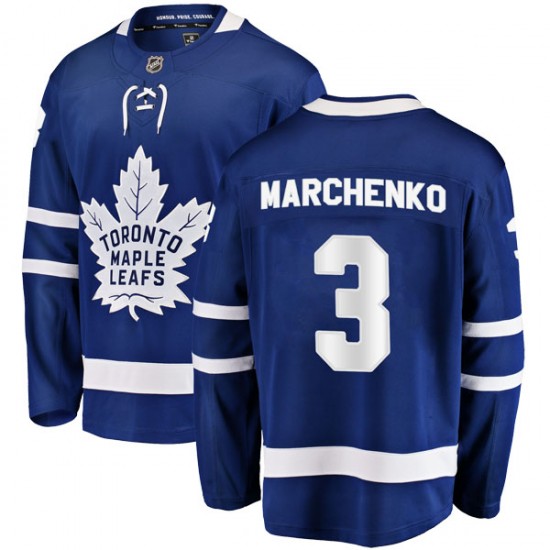 Fanatics Branded Alexei Marchenko Toronto Maple Leafs Men's Breakaway Home Jersey - Blue