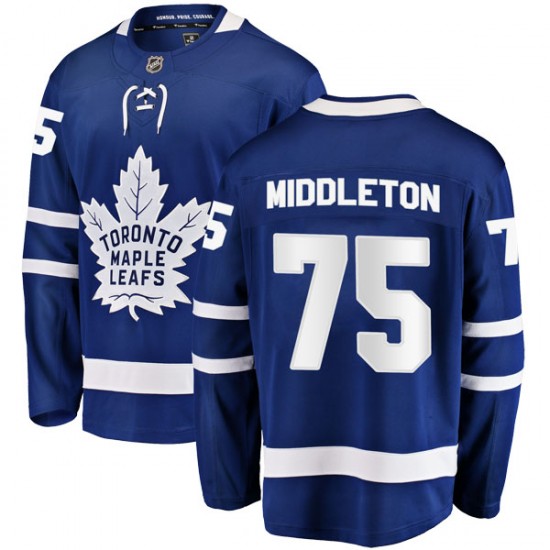 Fanatics Branded Keaton Middleton Toronto Maple Leafs Men's Breakaway Home Jersey - Blue