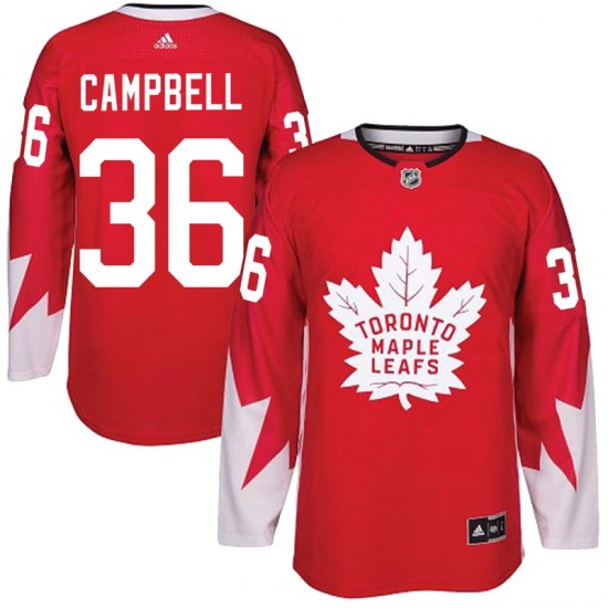 Adidas Jack Campbell Toronto Maple Leafs Men's Authentic Alternate Jersey - Red