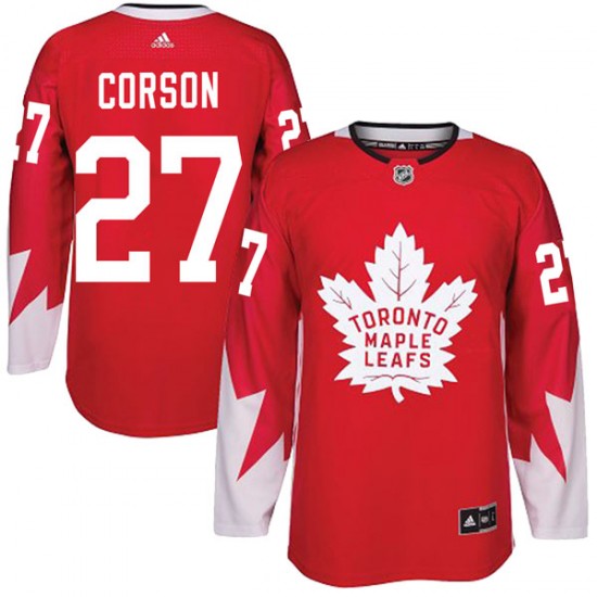 Adidas Shayne Corson Toronto Maple Leafs Men's Authentic Alternate Jersey - Red