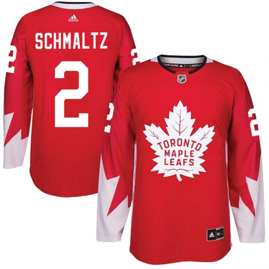 Adidas Jordan Schmaltz Toronto Maple Leafs Men's Authentic Alternate Jersey - Red