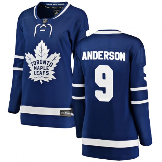 Fanatics Branded Glenn Anderson Toronto Maple Leafs Women's Breakaway Home Jersey - Blue