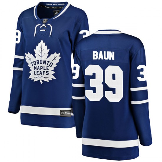 Fanatics Branded Kyle Baun Toronto Maple Leafs Women's Breakaway Home Jersey - Blue