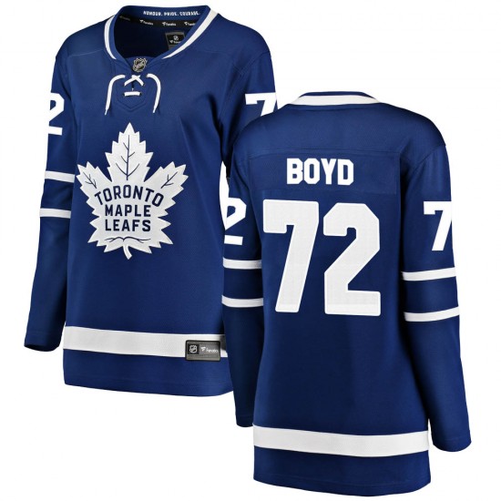 Fanatics Branded Travis Boyd Toronto Maple Leafs Women's Breakaway Home Jersey - Blue