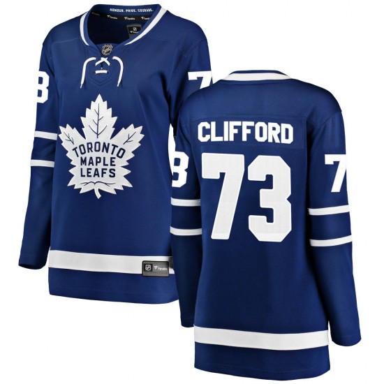 Fanatics Branded Kyle Clifford Toronto Maple Leafs Women's Breakaway Home Jersey - Blue