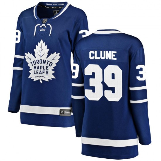 Fanatics Branded Rich Clune Toronto Maple Leafs Women's Breakaway Home Jersey - Blue