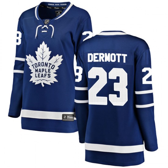 Fanatics Branded Travis Dermott Toronto Maple Leafs Women's Breakaway Home Jersey - Blue