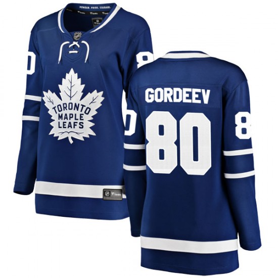 Fanatics Branded Fedor Gordeev Toronto Maple Leafs Women's Breakaway Home Jersey - Blue