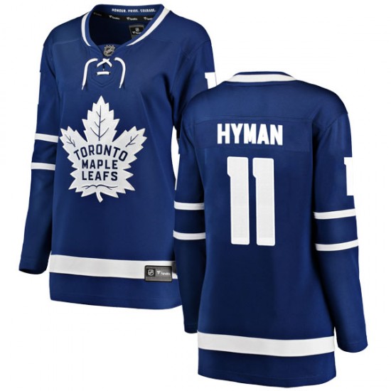 Fanatics Branded Zach Hyman Toronto Maple Leafs Women's Breakaway Home Jersey - Blue