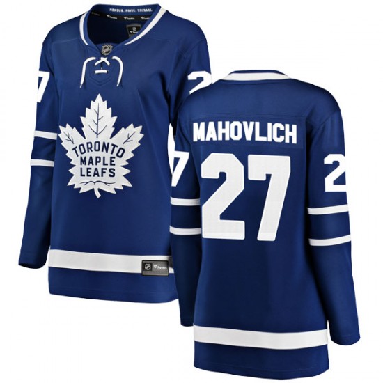 Fanatics Branded Frank Mahovlich Toronto Maple Leafs Women's Breakaway Home Jersey - Blue
