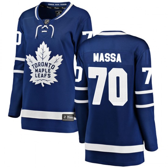 Fanatics Branded Ryan Massa Toronto Maple Leafs Women's Breakaway Home Jersey - Blue