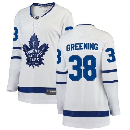 Fanatics Branded Colin Greening Toronto Maple Leafs Women's Breakaway Away Jersey - White