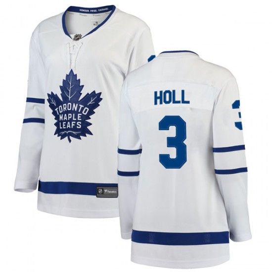 Fanatics Branded Justin Holl Toronto Maple Leafs Women's Breakaway Away Jersey - White
