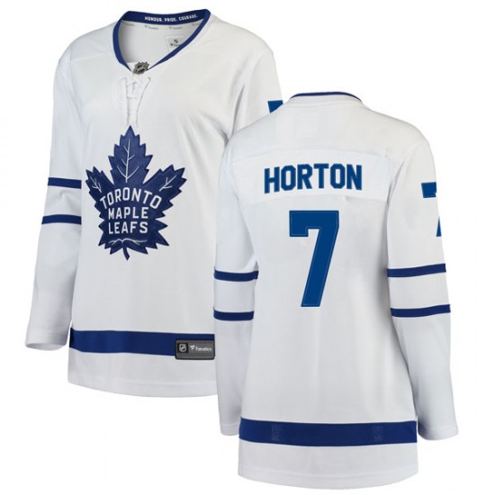 Fanatics Branded Tim Horton Toronto Maple Leafs Women's Breakaway Away Jersey - White