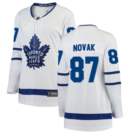 Fanatics Branded Max Novak Toronto Maple Leafs Women's Breakaway Away Jersey - White