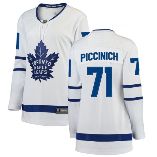 Fanatics Branded J.J. Piccinich Toronto Maple Leafs Women's Breakaway Away Jersey - White