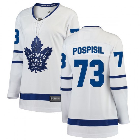 Fanatics Branded Kristian Pospisil Toronto Maple Leafs Women's Breakaway Away Jersey - White