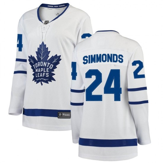 Fanatics Branded Wayne Simmonds Toronto Maple Leafs Women's Breakaway Away Jersey - White