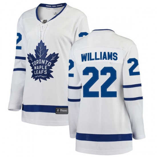 Fanatics Branded Tiger Williams Toronto Maple Leafs Women's Breakaway Away Jersey - White