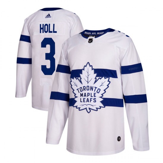 Adidas Justin Holl Toronto Maple Leafs Men's Authentic 2018 Stadium Series Jersey - White